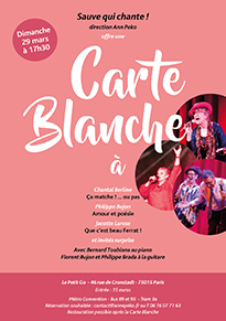 Atelier Sauve qui chante !